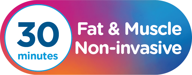 30 minutes fat & muscle non-invasive graphic